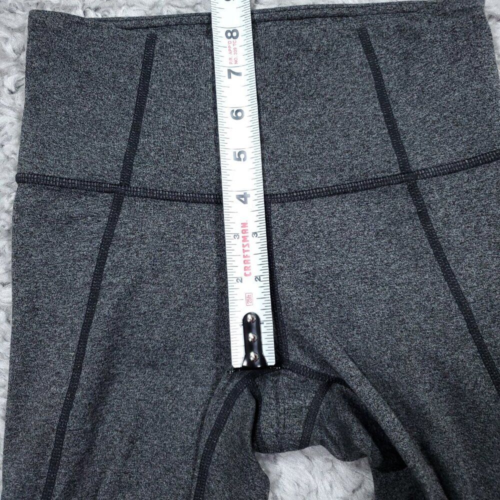Athleta Women’s Salutation 7/8 Tight Leggings 2XS XXS Gray Black Ankle Tights - Picture 10 of 10